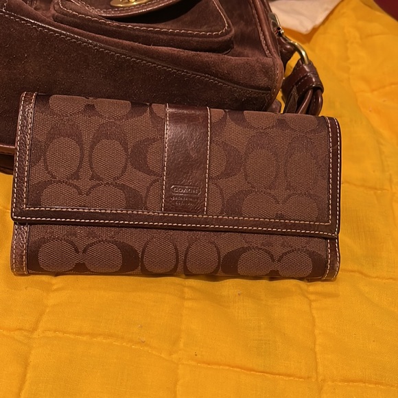 RARE Vintage Coach Limited Edition purse and Wallet Set - Picture 2 of 15